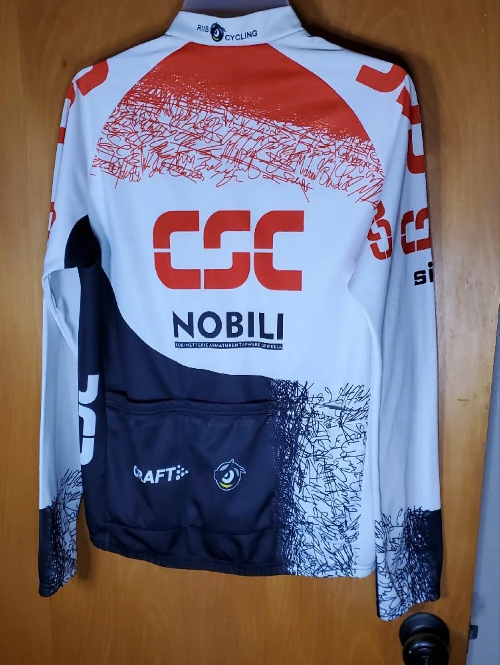 Pro Cycling Kit Bundle: Craft Team CSC Jersey + Cannondale Thermal Jacket